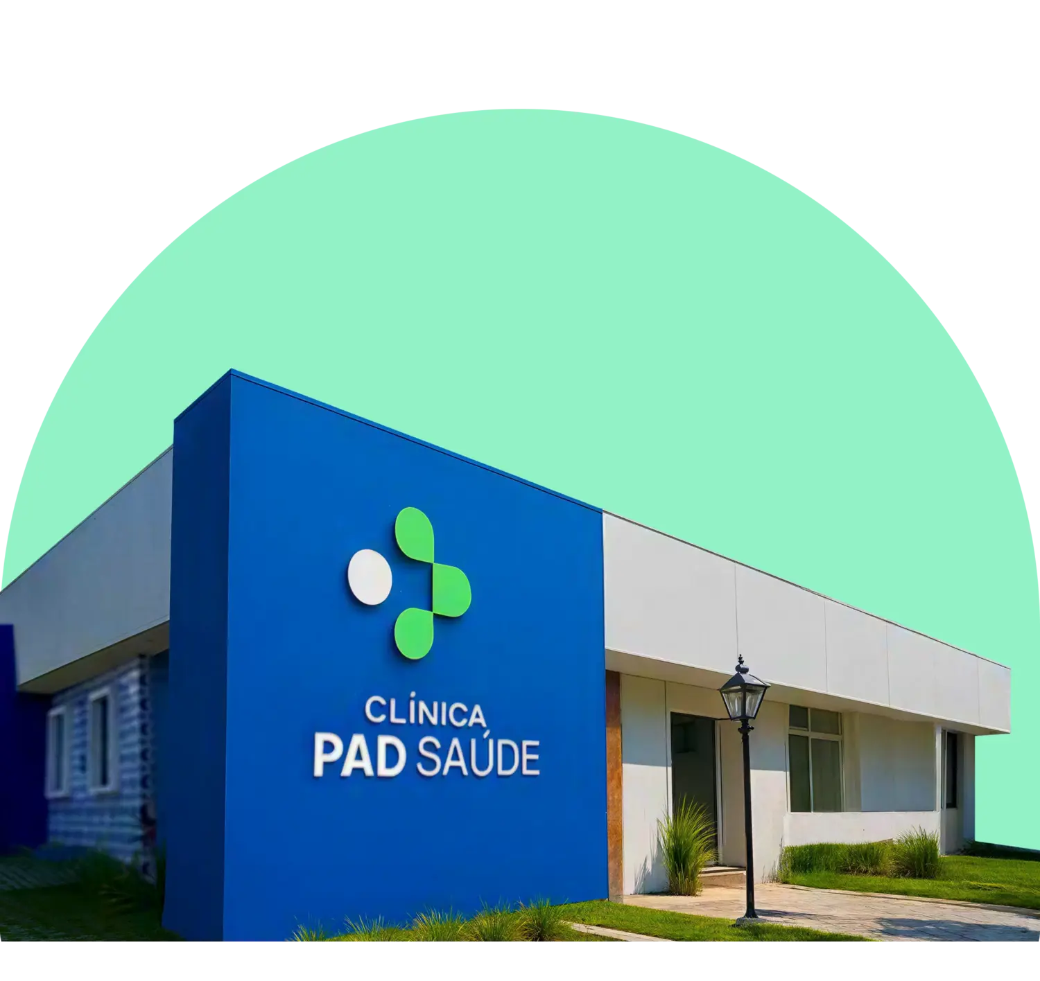 Profissional da PAD Saúde acolhendo uma família